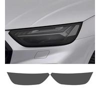 2 Protectores de Faros Delanteros de Coche, Transparentes, Negros ahumados, para Audi Q5 (2009-en adelante, SQ5 8R, año Fiscal 2021-2022).