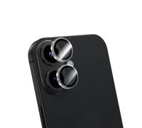 2 Protectores de lente cámara para iPhone 16/16 Plus en vidrio templado 9H