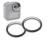 2 protectores de lente de acrílico transparente para GoPro MAX 360, tapas protectoras, protectores Go Pro, impermeables, a prueba de polvo