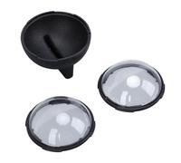 2 Protectores de Lente de Vidrio Templado con Soporte Giratorio para Cámara de Acción X4, Tapa Protectora, Protector de Cámara, Accesorios, Negro X4