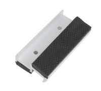 2 protectores de mandíbula suaves para tornillo de banco de metal, almohadillas de aleación de aluminio y goma con agarre antideslizante, diseño de cajón de instalación rápida para abrazaderas de 3 a