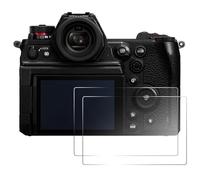 2 protectores de pantalla compatibles con Panasonic Lumix S1II S1 IIE DC-GH7 DC-S1RII DC-G97, película de vidrio templado de dureza 9H, accesorios de cámara digital, impresión antiarañazos y