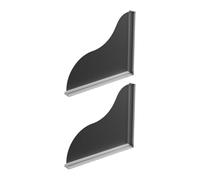 2 protectores de salpicaduras de silicona antideslizantes para bañera y ducha, fáciles de limpiar y mantener, protector transparente contra salpicaduras de ducha