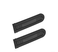 2 protectores de vaina para barra de motosierra con placa guía para motosierras de 8 a 12 pulgadas, protector de plástico negro para agricultura y silvicultura