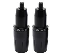 2 protectores deslizantes for marco de rueda de motocicleta, protectores contra caídas y colisiones, compatibles con MT07 FZ07 Tracer700 7 GT.(Black)
