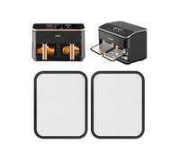 2 protectores magnéticos de acero inoxidable contra salpicaduras para COSORI Dual Blaze Twinfry 10L / COSORI Freidora de aire caliente de 8,5 L, accesorio reutilizable para freidora de aire