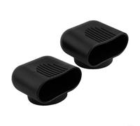 2 protectores ovalados para patas de equipo de fitness para evitar arañazos en el suelo y mejorar la estabilidad (50 x 100 mm)