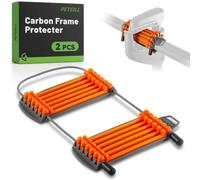 2 protectores para cuadro de bicicleta | Protección de transporte adecuada para portabicicletas Thule | Adaptador de marco de carbono | Protección de pintura de bicicleta | Accesorios para remolque de