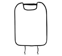 2 protectores traseros negros para asientos de coche para niños, bebés y perros, fundas transparentes de protección para asientos de automóvil, alfombrilla antipatadas, antisuciedad
