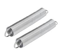 2 Puerta de cerca eléctrica, manija de la cerca eléctrica con resorte, acero inoxidable de 16 pies Tension Fence Spring para pasto