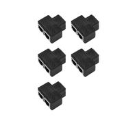 2 Puerto RJ45 Splitter Adaptador LAN Red Extensor Ethernet Conector Plug Lot 5pcs
