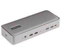 2 Puerto Usb-C 4K 60Hz Displayport Dual Pantalla KVM Interruptor & Dock Estación