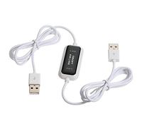 2 Puerto USB KM teclado ratón conmutador archivo compartir Link Cable de transferencia de datos