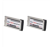 2 puertos USB 3.0 Express Card de alta velocidad con ranura de 34 mm y convertidor PCMCIA