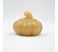 2 pulgadas cristales curativos tallados piedras preciosas estatua de calabaza estatuilla decoración coleccionable curación Reiki bolsillo piedras preciosas artesanías