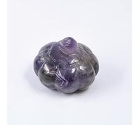 2 pulgadas cristales curativos tallados piedras preciosas estatua de calabaza estatuilla decoración coleccionable curación Reiki bolsillo piedras preciosas artesanías