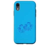 2 pulpo ángel equipo dos alas halo volando dibujos animados amigos Carcasa para iPhone XR