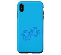 2 pulpo ángel equipo dos alas halo volando dibujos animados amigos Carcasa para iPhone XS Max