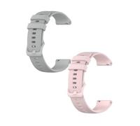 2 pulseras compatibles con Withings ScanWatch Light 37 mm pulseras deportivas impermeables de repuesto de silicona para ScanWatch Light 37 mm