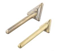 2 puntas de repuesto para soldador de plástico de 80 W, diseñadas para reparación de parachoques automático TPO TEO PP, material de acero resistente al calor con larga vida útil