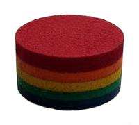 2 puntas de taco de billar de 14 mm de diámetro, fabricadas con cuero de 6 capas para mantenimiento y afinación de rendimiento y taco de billar