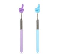 2 punteros retráctiles para profesores, puntero telescópico duradero y extensible para aula, pizarra blanca y presentaciones, ayuda flexible para profesores, perfecto para educadores y presentadores