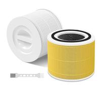 2 purificadores de aire para filtros estándar Levoit Core 300 y Core300S y filtros de reemplazo de alergia a mascotas con carbón activado