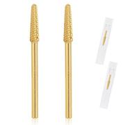 2 pzs Broca para Uñas,1,9 cm Acero de tungsteno Brocas Cutículas Removedor de Gel Cutículas Limpiador Esmalte Entusiastas la Manicura y la Pedicura Como Regalo para Salón Belleza en Casa