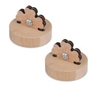 2 Pzs Cortadores de Hilo para Acolchado, Cortador de Hilo Daisy Cortador de Hilo de Mesa Cortador de Hilo para Tallar Madera con Protector de Cuchilla y Soporte Herramienta Cortadora de Hilo