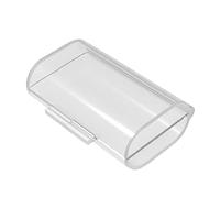 2 ranuras caja de almacenamiento de batería AA transparente PP funda protectora caja de almacenamiento de batería 1-2 pilas AA caja de almacenamiento organizador