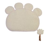 2 Rascadores de Gato | Alfombras de arañazos de sisal natural de 15,7 x 11,8 pulgadas para gatos - Mantel individual de sisal Cat Paw Sisal para mascotas para proteger alfombras y sofás Huiba