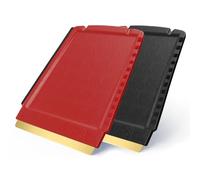 2 rascadores de hielo para coche de latón trapecio - rápido, sin esfuerzo y suave - 4 en 1 Murska rascador de parabrisas para coche - pequeño y práctico - eficiente seguro rascador de nieve para coche