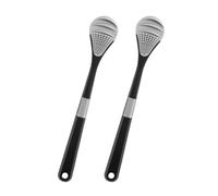 2 raspadores de lengua portátiles para viajes, herramienta de limpieza para el cuidado de la boca para aquellos que se centran en la respiración bucal
