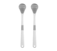 2 raspadores de lengua portátiles para viajes, herramienta de limpieza para el cuidado de la boca para aquellos que se centran en la respiración bucal