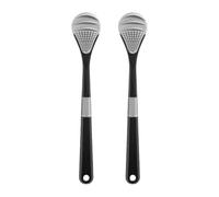 2 raspadores de lengua portátiles para viajes, herramienta de limpieza para el cuidado de la boca para aquellos que se centran en la respiración bucal