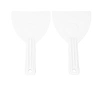 2 raspadores de masa para pizza, mango largo, espátula de plástico para masa, cortador de cuenco, raspador de alimentos con agujero para colgar para pan, pastel, fondant, glaseado