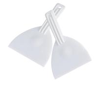 2 raspadores de pizza con agarre cómodo, divisor de pasteles, mango ergonómico, espátula para cortar masa, herramienta de cocina, raspador de masa flexible