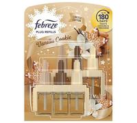 2 recambios de enchufe Febreze 3Volution de 20 ml, galleta de vainilla (paquete doble)