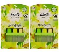 2 recambios de enchufe Febreze 3Volution de 20 ml, madreselva