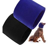 2 Redecillas Calentador de Cuello y Orejas de Perro, Capucha y Gorro de Invierno de Punto, Envoltura Anti-Ansiedad Para Lugares Ruidosos (23 x 20 cm)