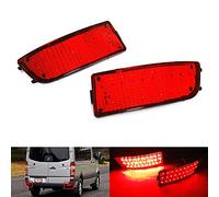 2 reflectores de parachoques trasero de lente roja DRL para 2006 MB Sprinter 906 Crafter 2E
