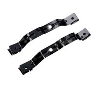 2 refuerzos de soporte de rueda para parachoques delantero para Tesla para modelo 3 para model3 2017 2018 2019 2020 2021 2022 (negro)