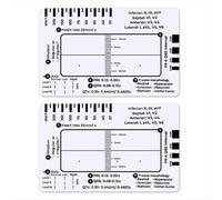 2 reglas de ECG de 7 pasos para interpretación de ECG/EKG
