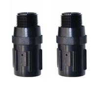 2 reguladores de presión de 30 PSI, regulador de presión de válvula de riego de jardinería, reductor de presión de riego, accesorios de sistema de riego