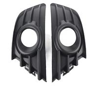 2 Rejillas de Luz Antiniebla, Par de Embellecedores de Parachoques Delantero de Color Negro ABS para C4 2004-2008 2004-2008 (negro)