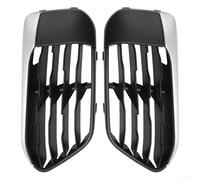 2 rejillas de parachoques inferiores delanteras para BMW para F48 para X1 2016-2019, sustituye a 51117453990/51117453989, piezas exteriores de plástico negro