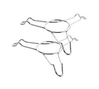 2 rejillas de vapor acero inoxidable, resistentes al calor y frío, fáciles limpiar. Rejilla enfriamiento for hornear