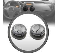 2 rejillas de ventilación centrales sobre la abertura, difusor, centro, compatible con Nemo, Bipper, Fiorino, Qubo 8265JJ, 735460869