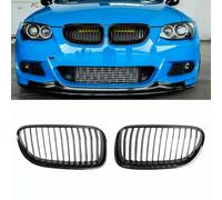 2 rejillas delanteras de riñón negro brillante para BMW E92 E93 328i 335i Coupe LCI 2011~2013