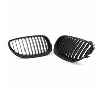 2 rejillas delanteras de riñón para BMW E60 E61 Serie 5 2003-2010, color negro mate